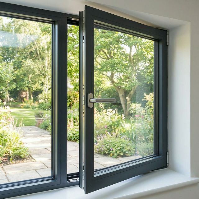 Modern openable aluminium window