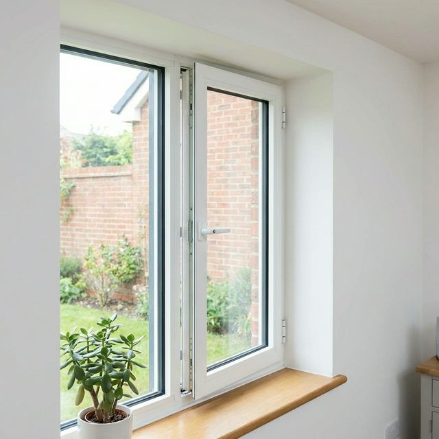 Standard aluminium window installation